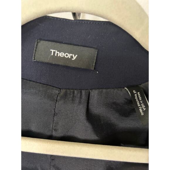 Theory- women’s open front wool blazer-Sz 6 - Picture 5 of 8